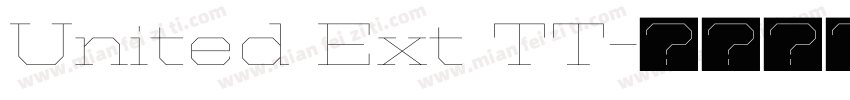 United Ext TT字体转换